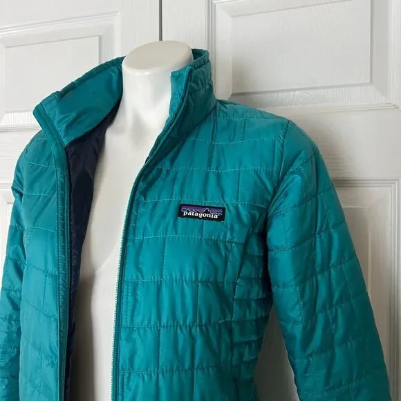 Patagonia Nano Puff Jacket Teal - Picture 5 of 8